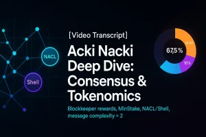 [Video Transcript] Acki Nacki consensus & tokenomics with Goroshevsky & Sattarov